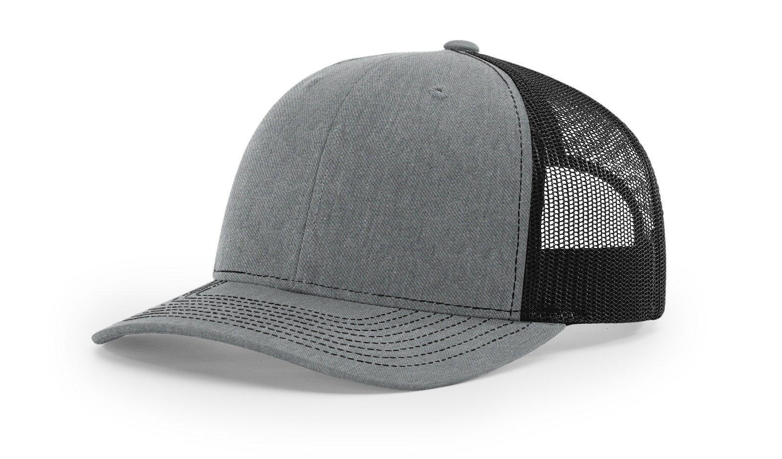 Richardson 112 Heather Grey/Black Cap