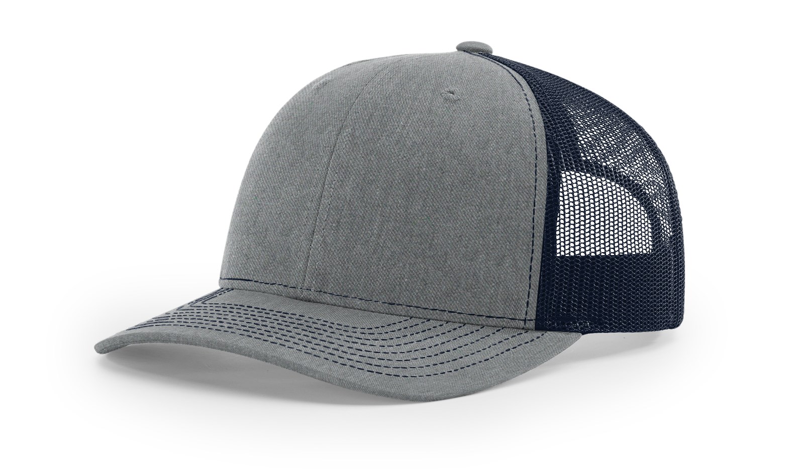 Richardson 112 Heather Grey/Navy Cap