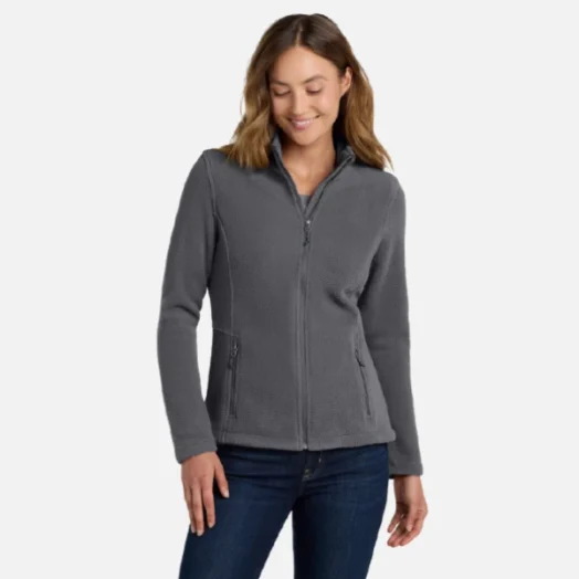 L217 Port Authority Ladies Value Embroidered Fleece Jacket