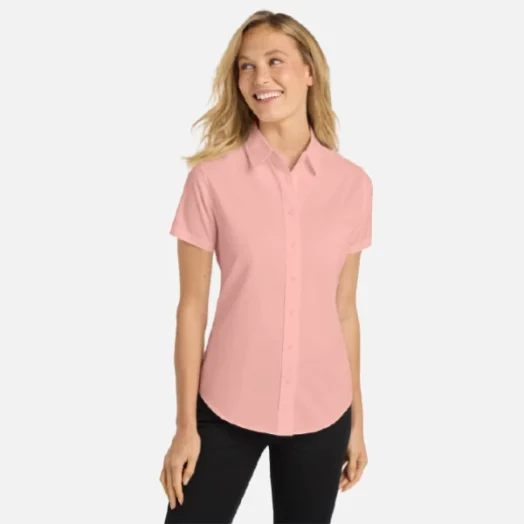 L508 Port Authority Ladies Embroidered Short Sleeve Easy Care Shirt
