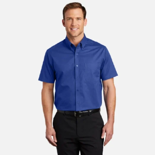 S508 Port Authority Mens Embroidered Short Sleeve Easy Care Shirt