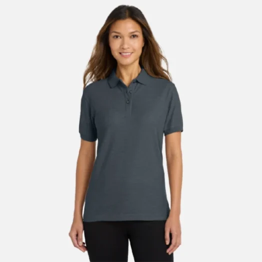L500 Port Authority Ladies Silk Touch Polo Shirt