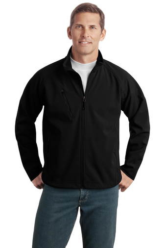 TLJ705 Port Authority Tall Textured Soft Shell Jacket » San Saba Cap