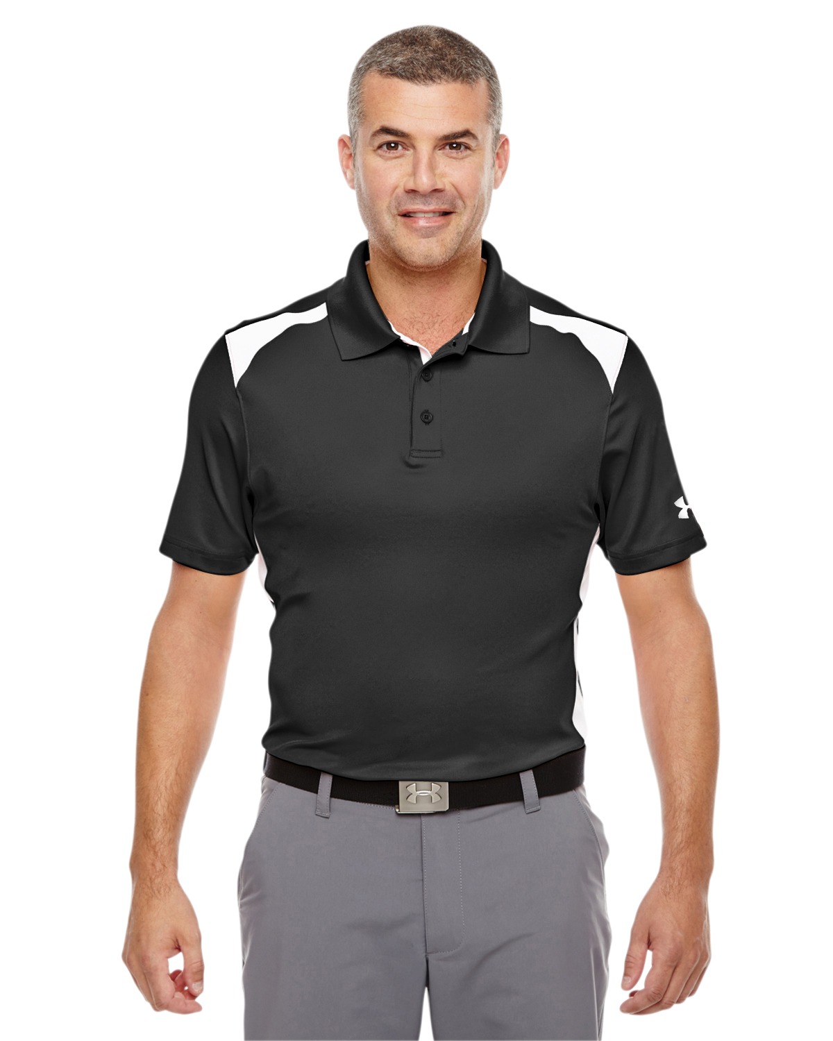 under armour men's performance colorblock polo
