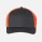 Charcoal/Neon Orange