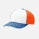 White/Neon Orange/Royal
