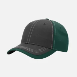 Richardson 275 Trucker Hat Charcoal Front w/Contrast Stitching