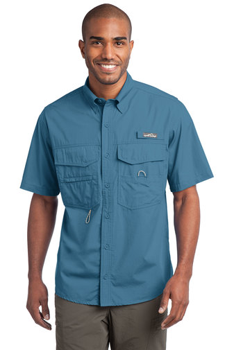 EB608 Mens Eddie Bauer Short Sleeve Fishing Shirt