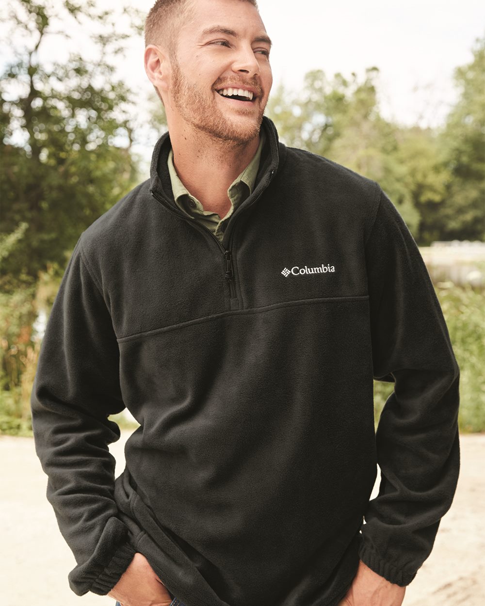 columbia quarter zip jacket