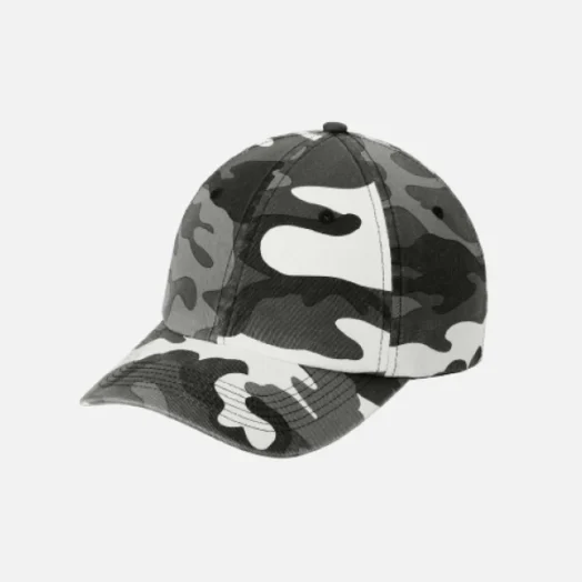 C851 Port Authority Camouflage Cap with Embroidery