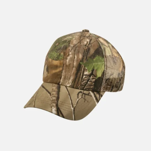 CGW-175M Outdoor Garment Washed Camo Cap with a Mesh Back