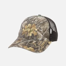 CWF-310 Outdoor Cap Mesh Back Camo Cap with Flag Print Undervisor