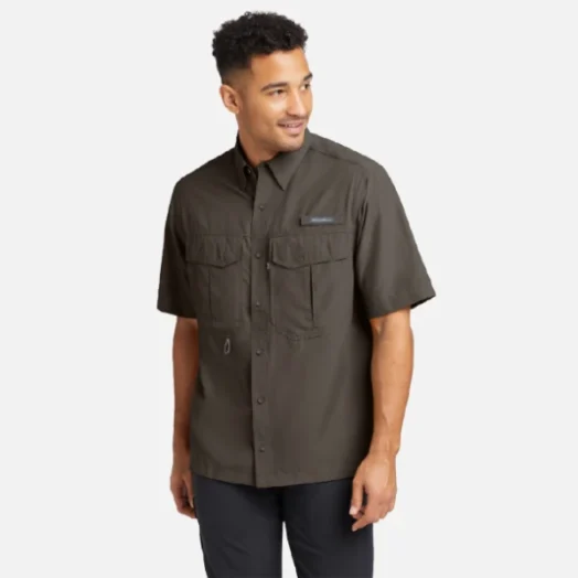 EB602 Eddie Bauer Short Sleeve Performance Fishing Shirt