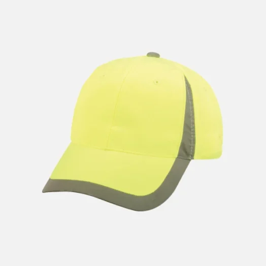 SAF-100 Outdoor 100% Polyester Cap with Reflective Inserts and Trim