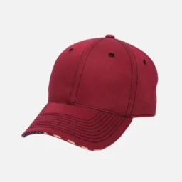 USA-800 Outdoor Structured Cap with Flag Sandwich Visor