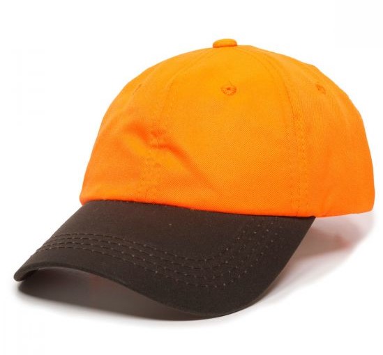 553IS Outdoor Cap Blaze Waxed Cotton Canvas Visor With Front Panel