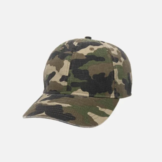 GRS-100 Outdoor Cap Fashion Rip Stop Camo With Embroidered Front Patch