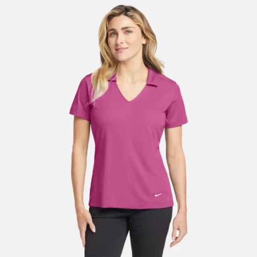 637165 Nike Ladies Dri-FIT Vertical Mesh Polo