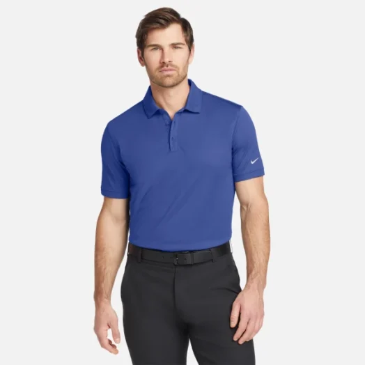 746099 Nike Dri-FIT Solid Icon Pique Modern Fit Polo