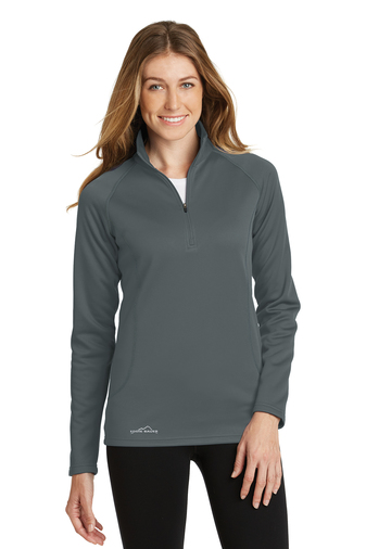 EB237 Eddie Bauer Ladies Smooth Fleece Base Layer 1/2-Zip » San Saba Cap