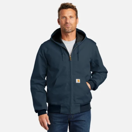 CTSJ140 Carhartt Quilted-Flannel-Lined Duck Active Jac