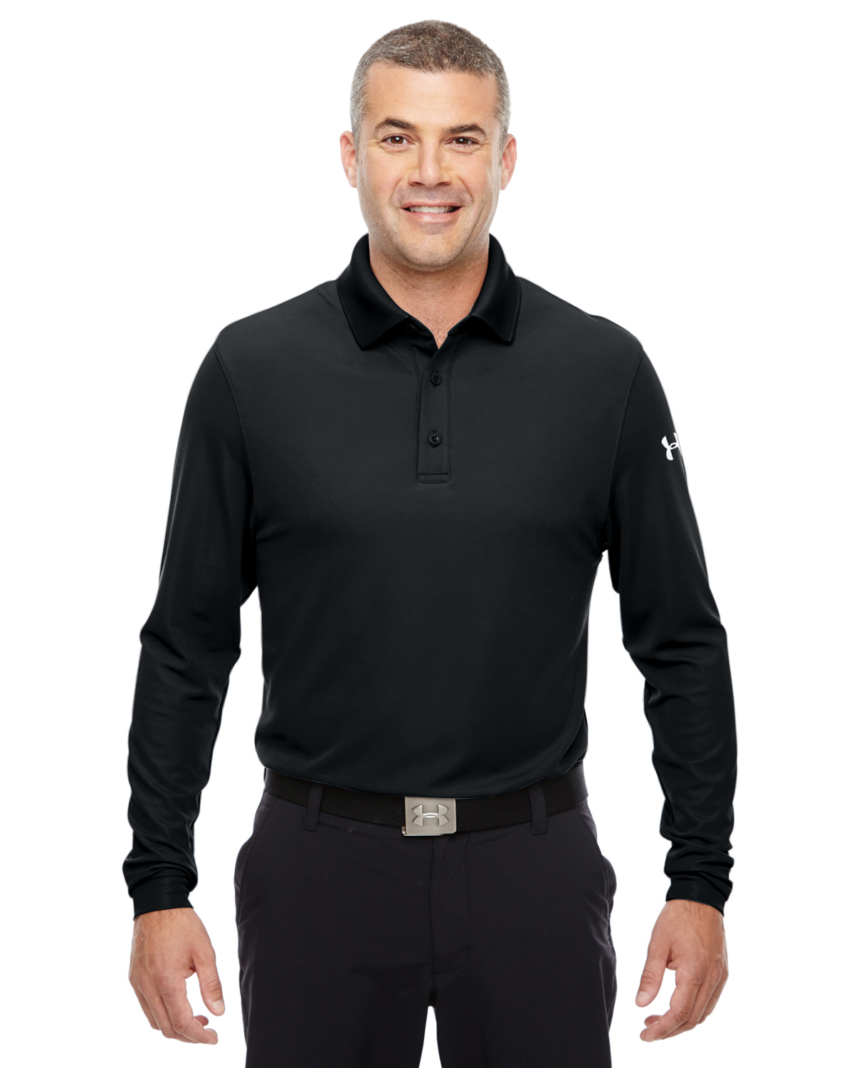 under armour men's long sleeve polo