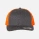 Charcoal/Neon Orange
