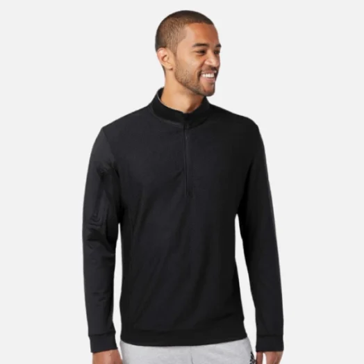 A295 Adidas Performance Texture Quarter-Zip Pullover