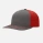 Charcoal/Red