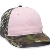 Frayed Camo Caps Embroidered