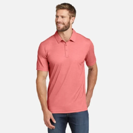 TM1MU412 TravisMathew Oceanside Heather Polo