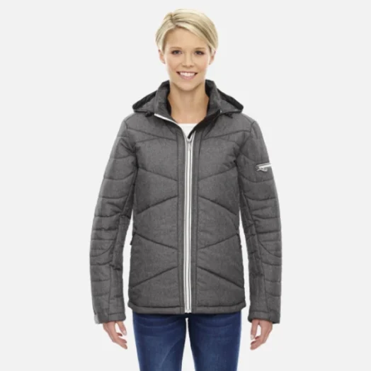 8698 North End Ladies' Avant Tech Mélange Insulated Jacket with Heat Reflect