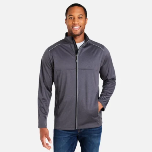 CE708 Core 365 Men's Techno Lite Three-Layer Knit Tech-Shell