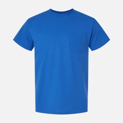 8300 Gildan DryBlend 50 Cotton/50 Poly Pocket T-Shirt