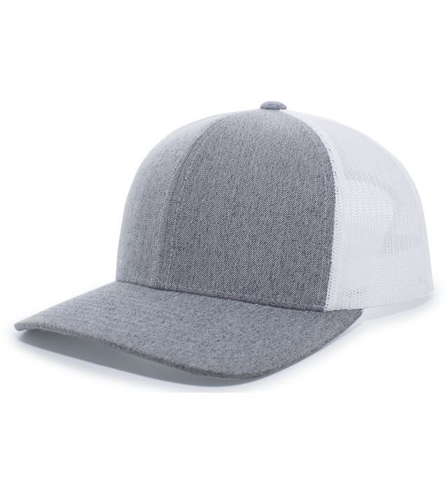 110C Heather Trucker Snapback Cap San Saba Cap