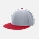 Silver/Red