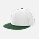 White/Dark Green