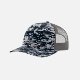 Richardson 112P Printed Trucker Hat With Embroidered Front Patch