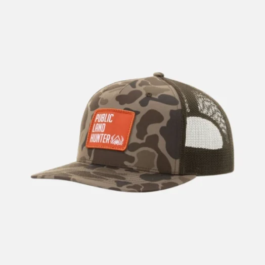 Richardson 112PFP Printed Five Panel Trucker With Cap Front Panel Embroidery