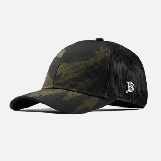 600 Curved Visor Stretch Snapback 6 Panel Cap