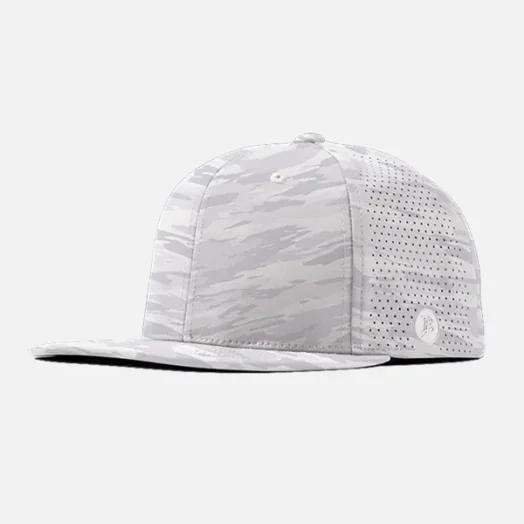 E100 Elite Classic Flat Visor Performance 6 Panel Snackback