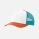 White/Hawaiian Blue/Pale Orange