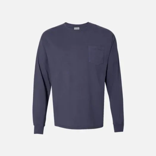 GDH250 ComfortWash by Hanes Garment-Dyed Long Sleeve T-Shirt w/ Pocket