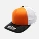 Orange/White/Black