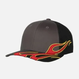 Outdoor Cap SKRRT-01 Flame Embroidery Mesh Back Cap
