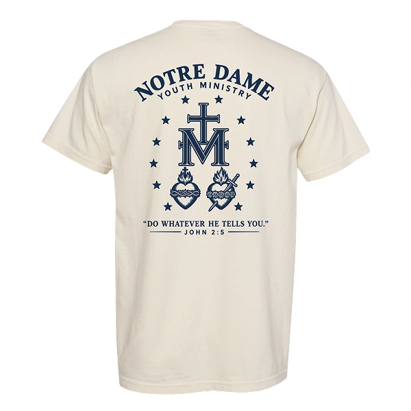 Miraculous Medal Tee — Ivory - Image 2